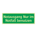 Notausgang Nur im Notfall benutzen