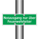 Notausgang nur über Feuerwehrleiter