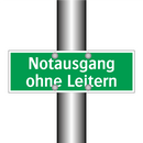 Notausgang ohne Leitern