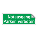Notausgang Parken verboten