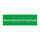 Notausgangsentriegelung
