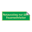 Notausstieg nur über Feuerwehrleiter