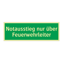 Notausstieg nur über Feuerwehrleiter