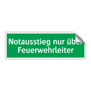 Notausstieg nur über Feuerwehrleiter