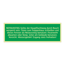 NOTAUSSTIEG Sollte der Hauptfluchtweg durch Rauch versperrt sein /../