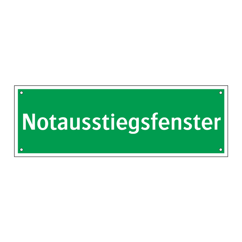 Notausstiegsfenster