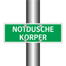 NOTDUSCHE KORPER