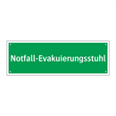 Notfall-Evakuierungsstuhl