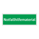 Notfallhilfematerial
