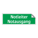 Notleiter Notausgang