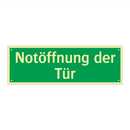 Notöffnung der Tür