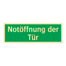 Notöffnung der Tür