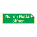 Nur im Notfall öffnen