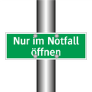 Nur im Notfall öffnen