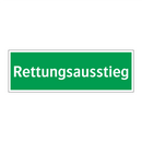 Rettungsausstieg