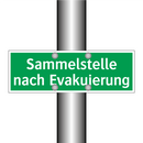 Sammelstelle nach Evakuierung
