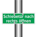 Schiebetür nach rechts öffnen