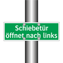 Schiebetür öffnet nach links