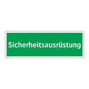 Sicherheitsausrüstung