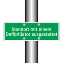 Standort mit einem Defibrillator ausgestattet