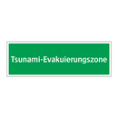 Tsunami-Evakuierungszone