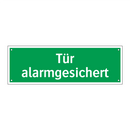 Tür alarmgesichert