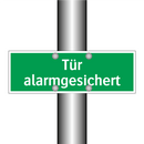 Tür alarmgesichert