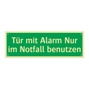 Tür mit Alarm Nur im Notfall benutzen