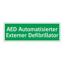 AED Automatisierter Externer Defibrillator