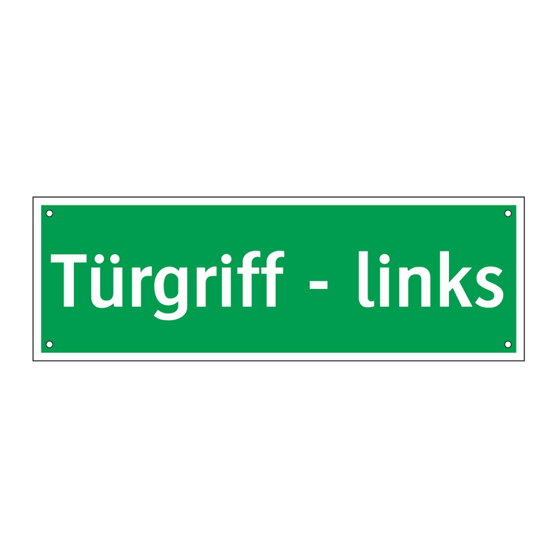 Türgriff - links