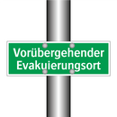 Vorübergehender Evakuierungsort