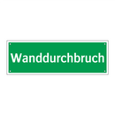 Wanddurchbruch