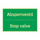 Absperrventil - Stop valve
