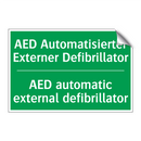 AED Automatisierter Externer Defibrillator /.../ - AED automatic external defibrillator /.../