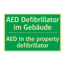 AED Defibrillator im Gebäude - AED In the property defibrillator /.../