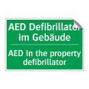 AED Defibrillator im Gebäude - AED In the property defibrillator /.../