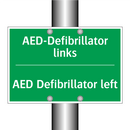 AED-Defibrillator links - AED Defibrillator left