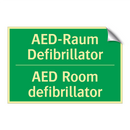 AED-Raum Defibrillator - AED Room defibrillator