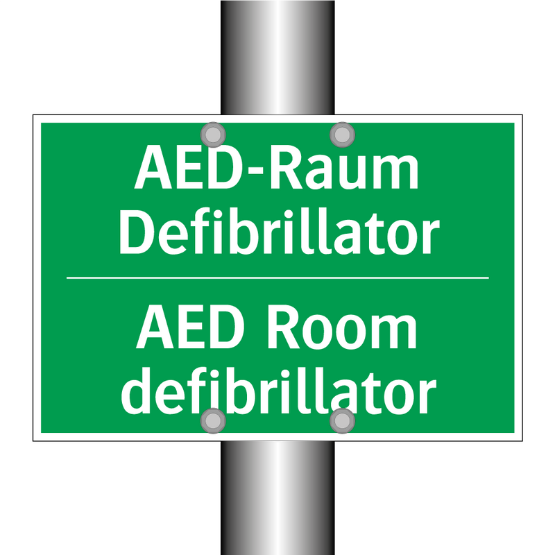 AED-Raum Defibrillator - AED Room defibrillator