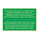 Anleiterbare Stelle Sollte der /.../ - Ladder-accessible point If the /.../