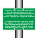 Anleiterbare Stelle Sollte der /.../ - Ladder-accessible point If the /.../