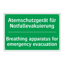 Atemschutzgerät für Notfallevakuierung /.../ - Breathing apparatus for emergency /.../