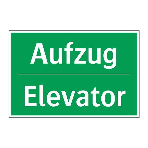 Aufzug - Elevator