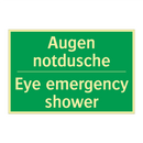 Augen notdusche - Eye emergency shower