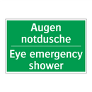 Augen notdusche - Eye emergency shower