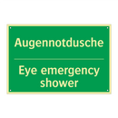 Augennotdusche - Eye emergency shower