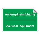 Augenspüleinrichtung - Eye wash equipment