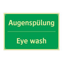 Augenspülung - Eye wash