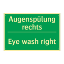 Augenspülung rechts - Eye wash right