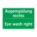 Augenspülung rechts - Eye wash right